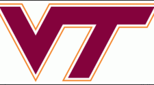 Virginia Tech Hokies framed logo